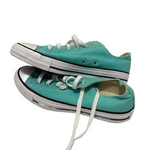 Converse Teal and White Sneakers